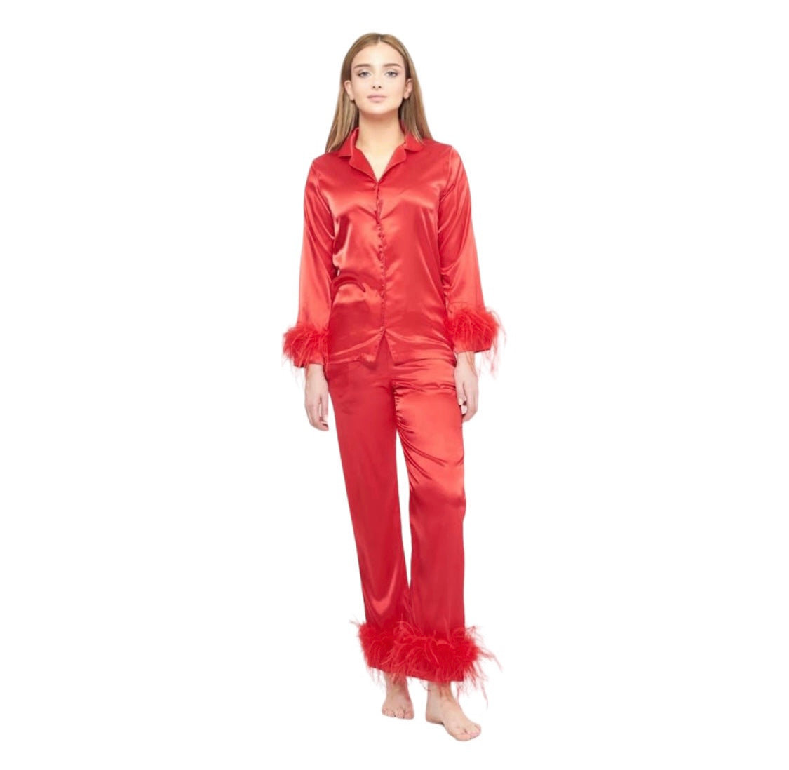 RED FEATHER PJ SET