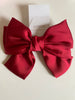 Coquette Red Satin Hair Clip